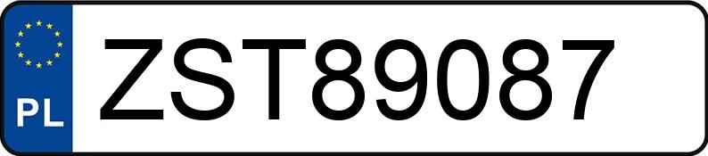 Numer rejestracyjny ZST 89087 posiada CHEVROLET CAPTIVA - ZST89087 Numer rejestracyjny ZST 89087 posiada CHEVROLET CAPTIVA - ZST89087