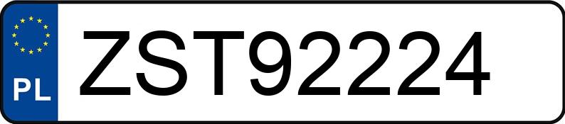 Numer rejestracyjny ZST 92224 posiada RENAULT Grand Scenic III dCi MR`09 E5 Privilege Energy 130 FAP - ZST92224