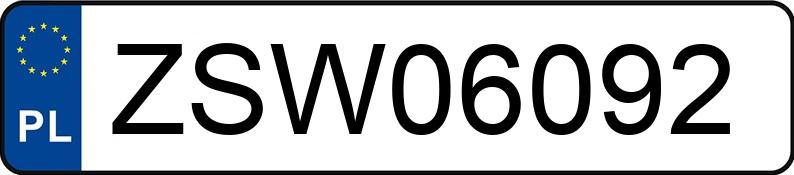 Numer rejestracyjny ZSW 06092 posiada CITROEN SAXO - ZSW06092