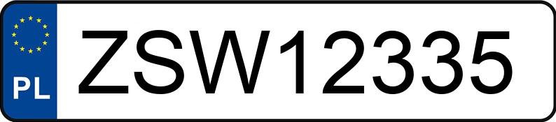 Numer rejestracyjny ZSW 12335 posiada FIAT Ducato 14 1.9 TD 2.5t Ducato 14 1.9 TD 2.5t - ZSW12335