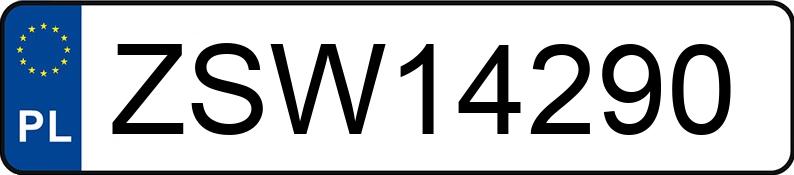 Numer rejestracyjny ZSW 14290 posiada CITROEN C1 1.0 MR`05 E4 Flirt - ZSW14290