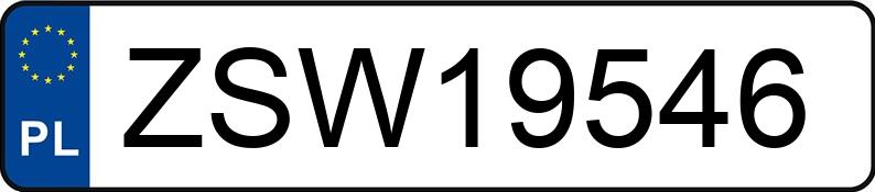 Numer rejestracyjny ZSW 19546 posiada MERCEDES-BENZ E 200 CDI - ZSW19546