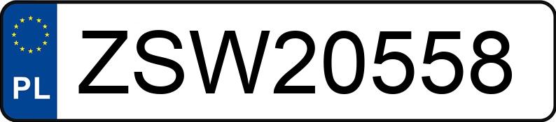 Numer rejestracyjny ZSW 20558 posiada VOLVO V70 - ZSW20558 Numer rejestracyjny ZSW 20558 posiada VOLVO V70 - ZSW20558