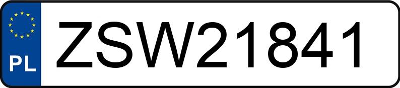 Pirat drogowy w pojeździe o numerach rejestracyjnych ZSW21841 Pirat drogowy w pojeździe o numerach rejestracyjnych ZSW21841