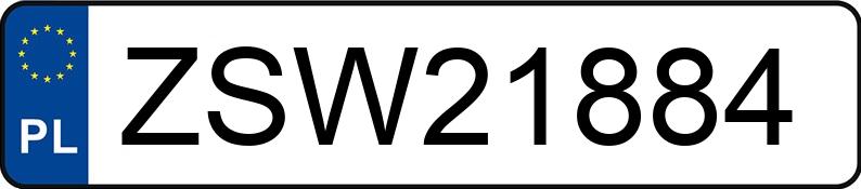 Numer rejestracyjny ZSW 21884 posiada VOLKSWAGEN Passat B7 2.0 TDI-CR MR`10 E5 Comfortline BMT - ZSW21884