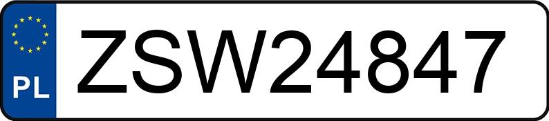 Numer rejestracyjny ZSW 24847 posiada BMW 346L - ZSW24847 Numer rejestracyjny ZSW 24847 posiada BMW 346L - ZSW24847
