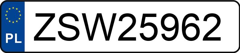Numer rejestracyjny ZSW 25962 posiada VOLVO XC60 - ZSW25962 Numer rejestracyjny ZSW 25962 posiada VOLVO XC60 - ZSW25962