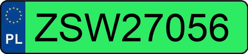 Numer rejestracyjny ZSW 27056 posiada PORSCHE Macan E MR`24 4S 100kWh - ZSW27056