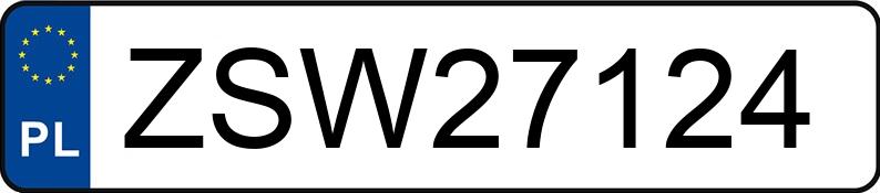Numer rejestracyjny ZSW 27124 posiada BMW 320 Touring Diesel DPF MR`06 E4 E91 Edition Fleet - ZSW27124