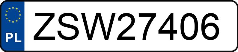 Numer rejestracyjny ZSW 27406 posiada OPEL Vectra C 1.9 CDTI MR`05 E4 Elegance - ZSW27406
