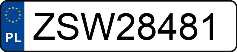 Numer rejestracyjny ZSW 28481 posiada SKODA Superb III 1.8 TSI MR`15 E6 Style - ZSW28481