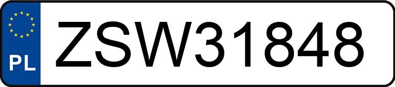 Numer rejestracyjny ZSW 31848 posiada PORSCHE Macan III 3.0 MR`21 E6d S - ZSW31848