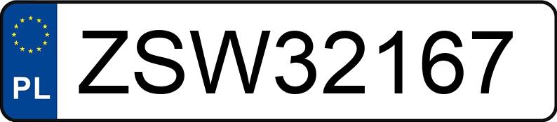 Numer rejestracyjny ZSW 32167 posiada FORD Mondeo 1.6 TDCi MR`10 E5 - ZSW32167
