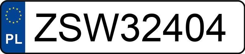 Numer rejestracyjny ZSW 32404 posiada TOYOTA Aygo 1.0 MR`05 E4 Black MM - ZSW32404