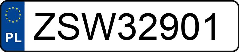 Numer rejestracyjny ZSW 32901 posiada PEUGEOT 206 1.1 MR`98 XR - ZSW32901