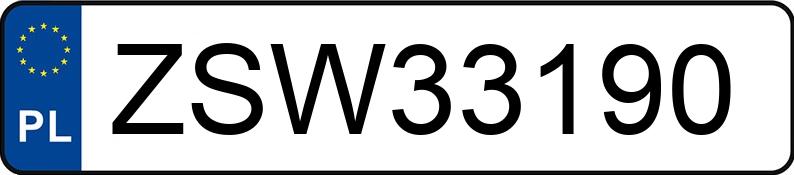 Numer rejestracyjny ZSW 33190 posiada AUDI A4 2.0 TFSI MR`15 E6 B9 ultra S tronic - ZSW33190