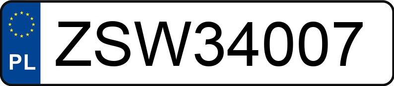 Numer rejestracyjny ZSW 34007 posiada NISSAN Qashqai II 1.3 MR`18 E6d Visia - ZSW34007