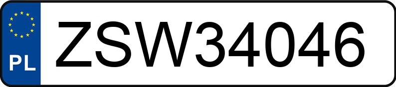 Numer rejestracyjny ZSW 34046 posiada FORD Fiesta 1.3 MR`06 E4 Fiesta - ZSW34046