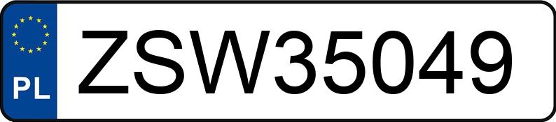 Numer rejestracyjny ZSW 35049 posiada MERCEDES-BENZ E 280 - ZSW35049