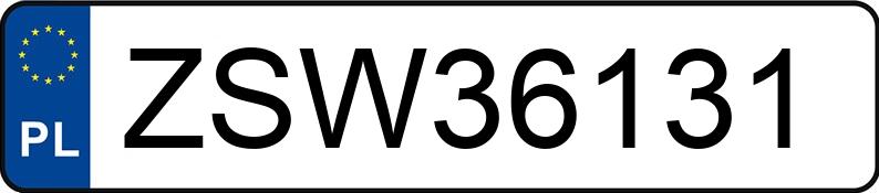 Numer rejestracyjny ZSW 36131 posiada VOLKSWAGEN Passat B8 2.0 BiTDI MR`15 E6 Comfortline 4MOTION DSG - ZSW36131