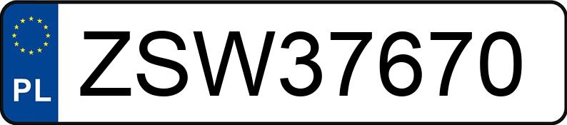 Numer rejestracyjny ZSW 37670 posiada MERCEDES-BENZ S 320 CDI - ZSW37670