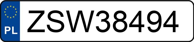 Numer rejestracyjny ZSW 38494 posiada OMODA 5 T-GDI MR`24 E6d Premium - ZSW38494