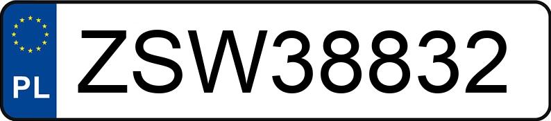 Numer rejestracyjny ZSW 38832 posiada BMW 335i Coupe MR`06 E4 E92 335i Coupe MR`06 E4 E92 - ZSW38832