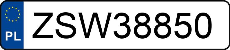 Numer rejestracyjny ZSW 38850 posiada BMW 316i Kat. MR`98 E46 316i Kat. MR`98 E46 - ZSW38850