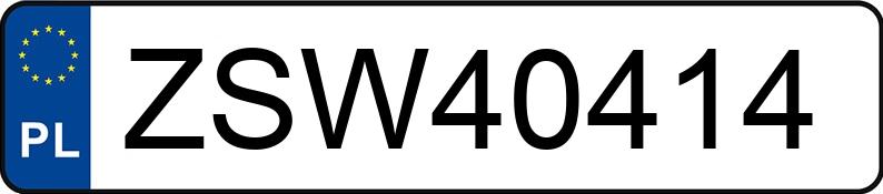 Реєстраційний номер ZSW 40414 має AUDI A5 Coupe 2.0 TFSI MR`16 E6 B9 Sport S tronic - ZSW40414