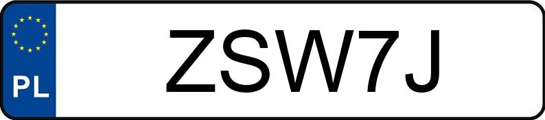 Numer rejestracyjny ZSW 7J posiada JAWA 353 - ZSW7J