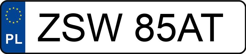 Numer rejestracyjny ZSW 85AT posiada BMW Enduro F 700 GS - ZSW85AT