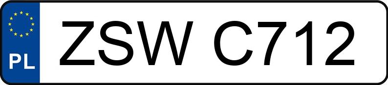Numer rejestracyjny ZSW C712 posiada SPERBER - ZSWC712 Numer rejestracyjny ZSW C712 posiada SPERBER - ZSWC712