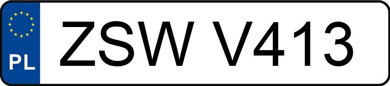 Numer rejestracyjny ZSW V413 posiada VOLKSWAGEN Passat GP 1.9 TDI MR`00 E3 Basis Aut. - ZSWV413 Numer rejestracyjny ZSW V413 posiada VOLKSWAGEN Passat GP 1.9 TDI MR`00 E3 Basis Aut. - ZSWV413