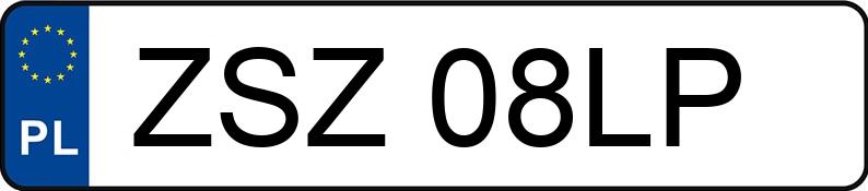 Numer rejestracyjny ZSZ 08LP posiada OPEL ASTRA - ZSZ08LP