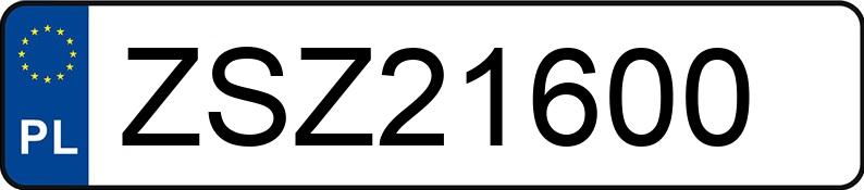 Numer rejestracyjny ZSZ 21600 posiada TOYOTA Yaris 1.33 MR`14 E5 Life - ZSZ21600