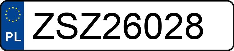 Numer rejestracyjny ZSZ 26028 posiada VOLKSWAGEN GOLF 1.4 KAT - ZSZ26028