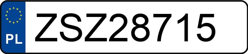 Numer rejestracyjny ZSZ 28715 posiada FORD FOCUS - ZSZ28715 Numer rejestracyjny ZSZ 28715 posiada FORD FOCUS - ZSZ28715