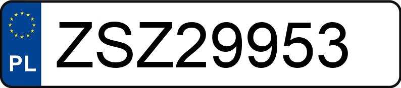 Numer rejestracyjny ZSZ29953 posiada BMW 525 Touring Diesel Kat. MR`01 E3 E39 525 Touring Diesel Kat. MR`01 E3 E39