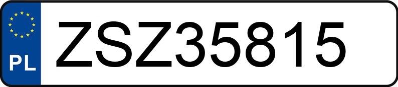 Numer rejestracyjny ZSZ 35815 posiada PEUGEOT 407 SW 2.0 HDI MR`04 E3 SV Sport Aut. - ZSZ35815