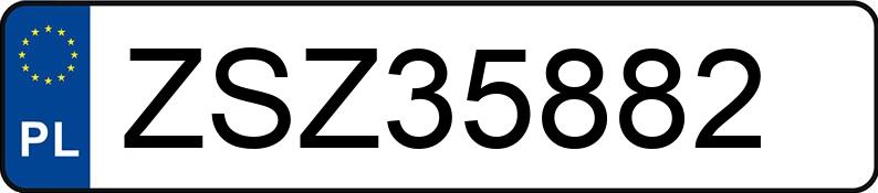 Numer rejestracyjny ZSZ 35882 posiada VOLKSWAGEN Golf IV 1.6 MR`97 Comfortline - ZSZ35882