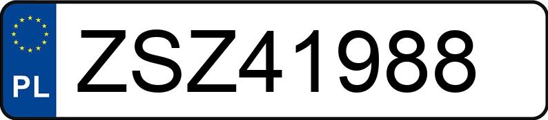 Numer rejestracyjny ZSZ 41988 posiada CITROEN C4 - ZSZ41988