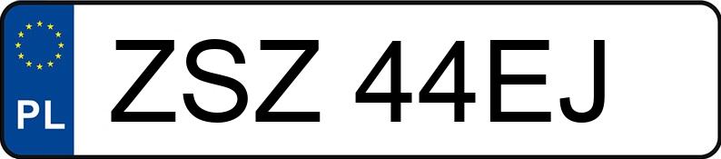 Numer rejestracyjny ZSZ 44EJ posiada FORD FOCUS - ZSZ44EJ Numer rejestracyjny ZSZ 44EJ posiada FORD FOCUS - ZSZ44EJ