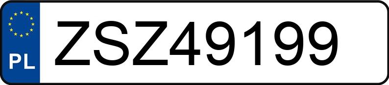 Numer rejestracyjny ZSZ 49199 posiada FORD FIESTA - ZSZ49199 Numer rejestracyjny ZSZ 49199 posiada FORD FIESTA - ZSZ49199