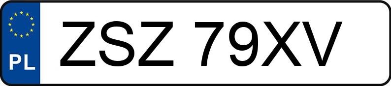 Numer rejestracyjny ZSZ 79XV posiada AUDI A6 - ZSZ79XV