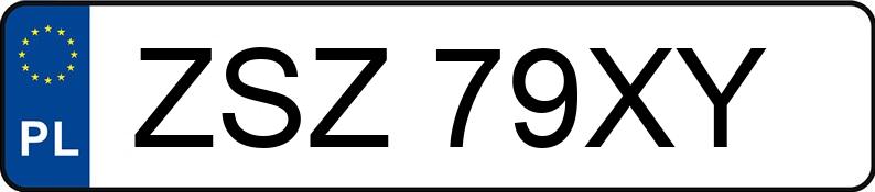 Numer rejestracyjny ZSZ 79XY posiada OPEL CALIBRA 2.0 16V KAT - ZSZ79XY