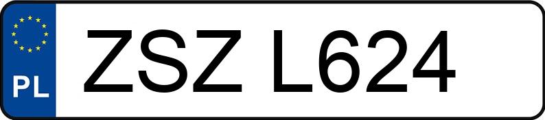 Numer rejestracyjny ZSZ L624 posiada SEAT Ibiza 1.4 CL - ZSZL624 Numer rejestracyjny ZSZ L624 posiada SEAT Ibiza 1.4 CL - ZSZL624