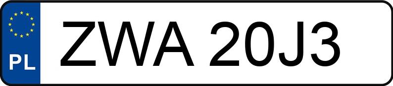 Numer rejestracyjny ZWA 20J3 posiada FIAT DUCATO - ZWA20J3 Numer rejestracyjny ZWA 20J3 posiada FIAT DUCATO - ZWA20J3