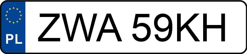 Numer rejestracyjny ZWA 59KH posiada PEUGEOT 406 - ZWA59KH