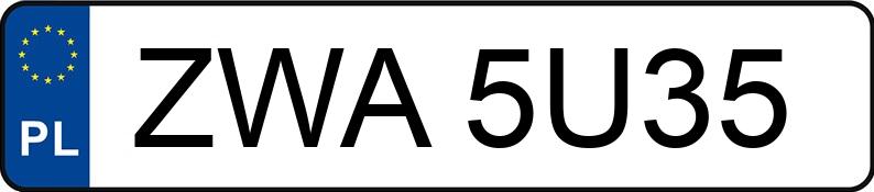 Numer rejestracyjny ZWA 5U35 posiada CITROEN C4 - ZWA5U35 Numer rejestracyjny ZWA 5U35 posiada CITROEN C4 - ZWA5U35