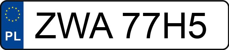 Numer rejestracyjny ZWA 77H5 posiada AUDI A6 2.0 TDI - ZWA77H5 Numer rejestracyjny ZWA 77H5 posiada AUDI A6 2.0 TDI - ZWA77H5